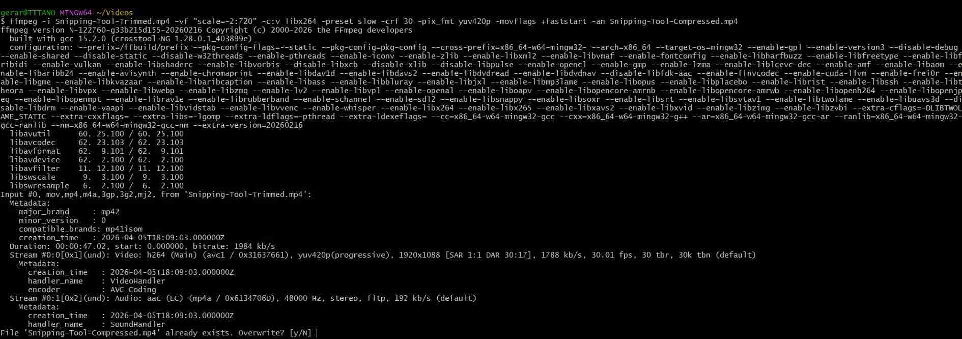 File Compression Prompt